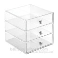 Belifa Acrylic 3 Drawer Storage Organizer